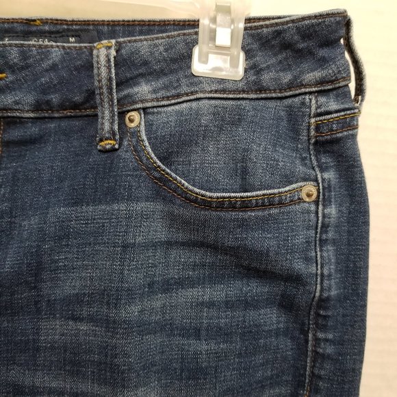 Lucky Brand jeans 8/29 Lolita Capri denim whiskered cropped stretch - Picture 4 of 15